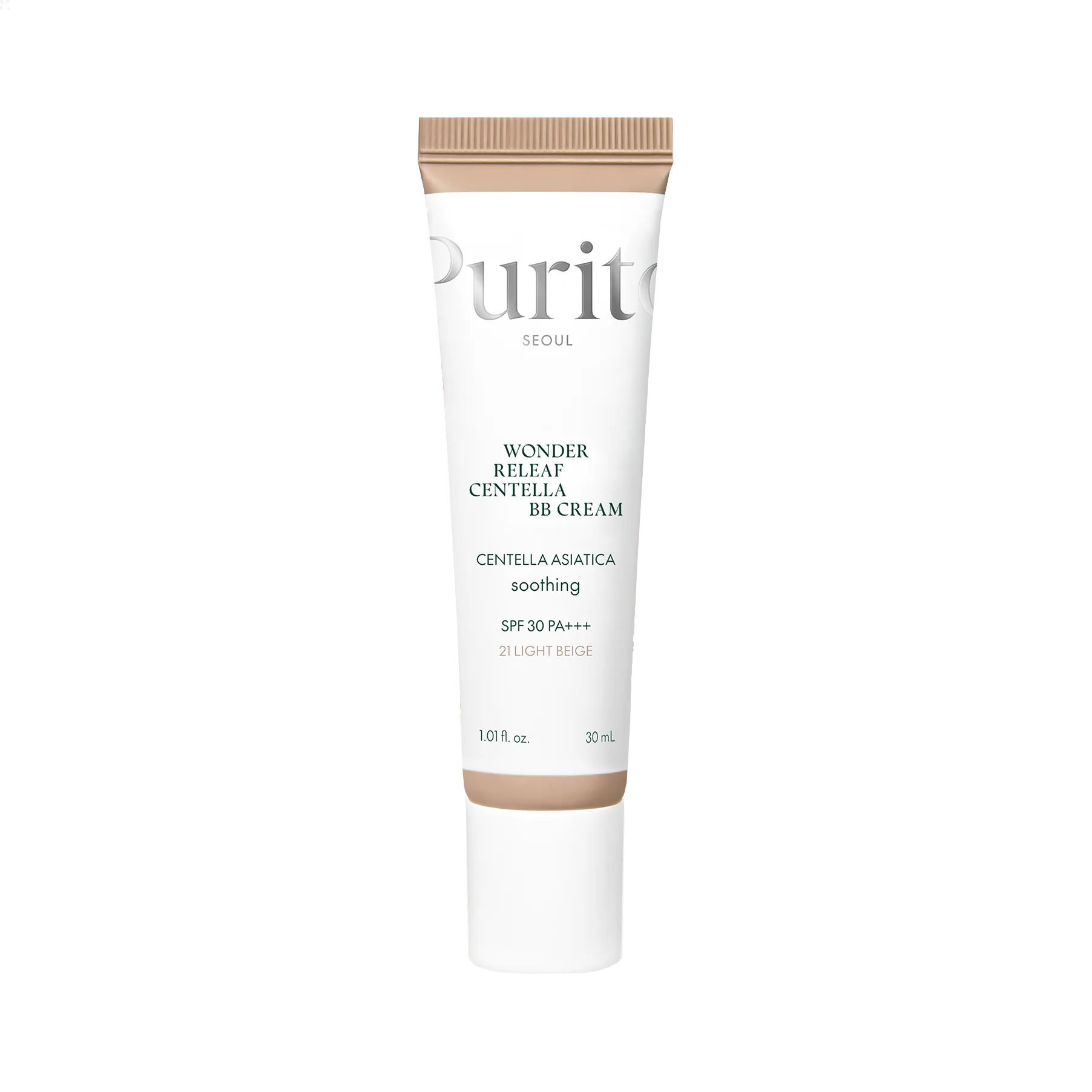 PURITO BB krém SPF 30 Wonder Releaf Centella (BB Cream) 30 ml 21 Light Beige