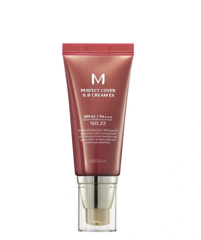 Missha BB krém SPF 42 Perfect Cover (BB Cream Ex) 50 ml 22 Cool Sand