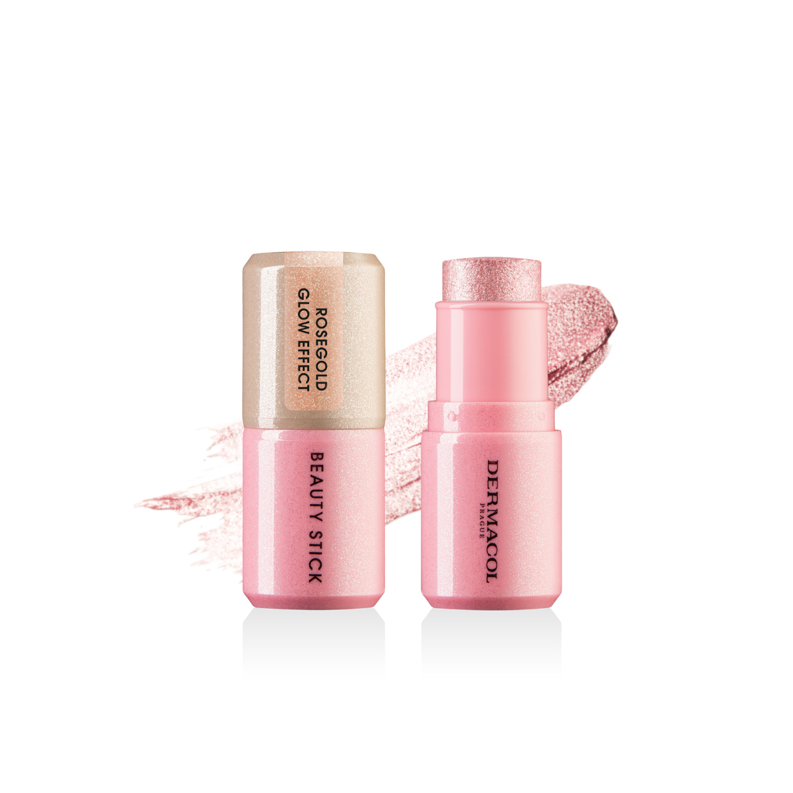 Dermacol Rozjasňovač v tyčinke s diamantovým efektom (Beauty Stick) 7 g 1 ROSEGOLD GLOW EFFECT