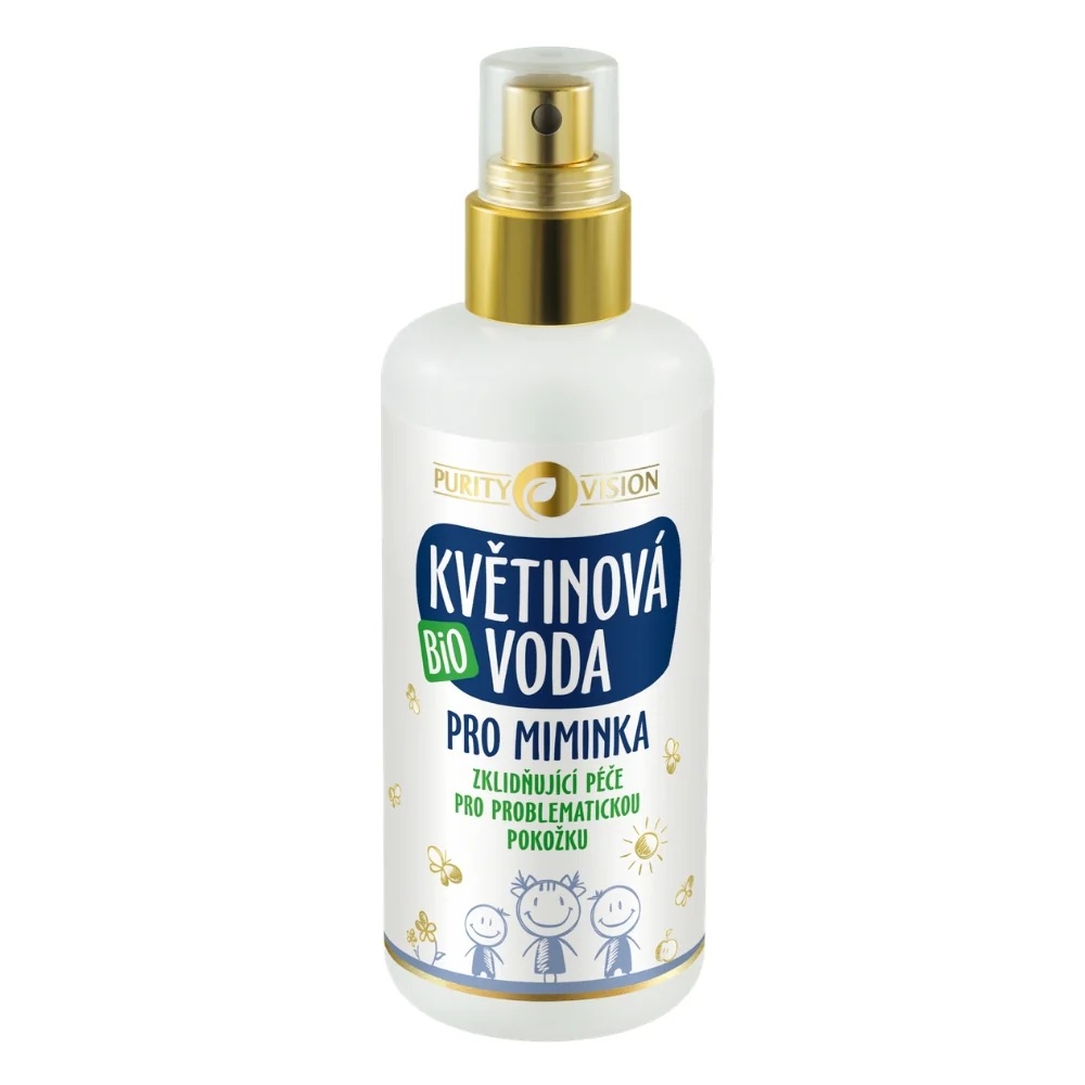 Purity Vision Bio Kvetinová voda pre bábätká 200 ml