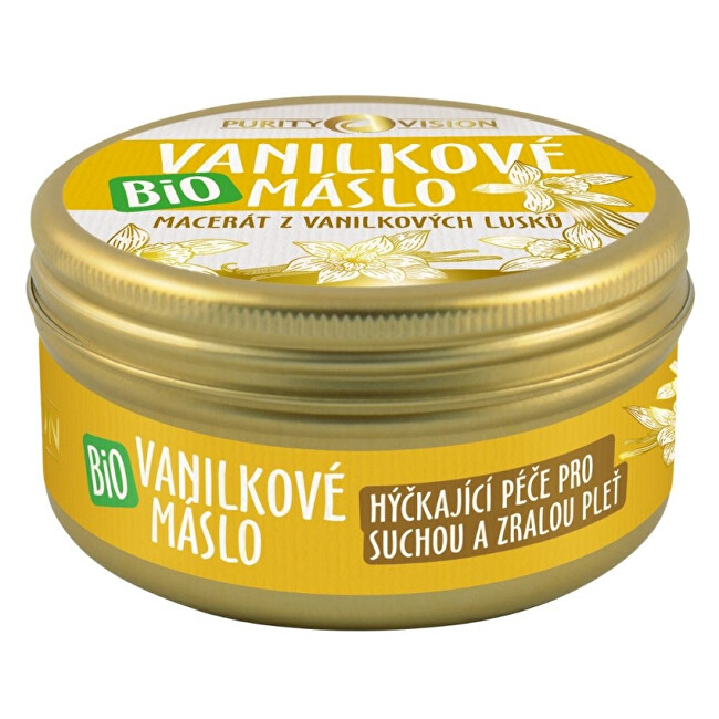 Purity Vision Bio Vanilkové maslo pre suchú a zrelú pleť 70 ml