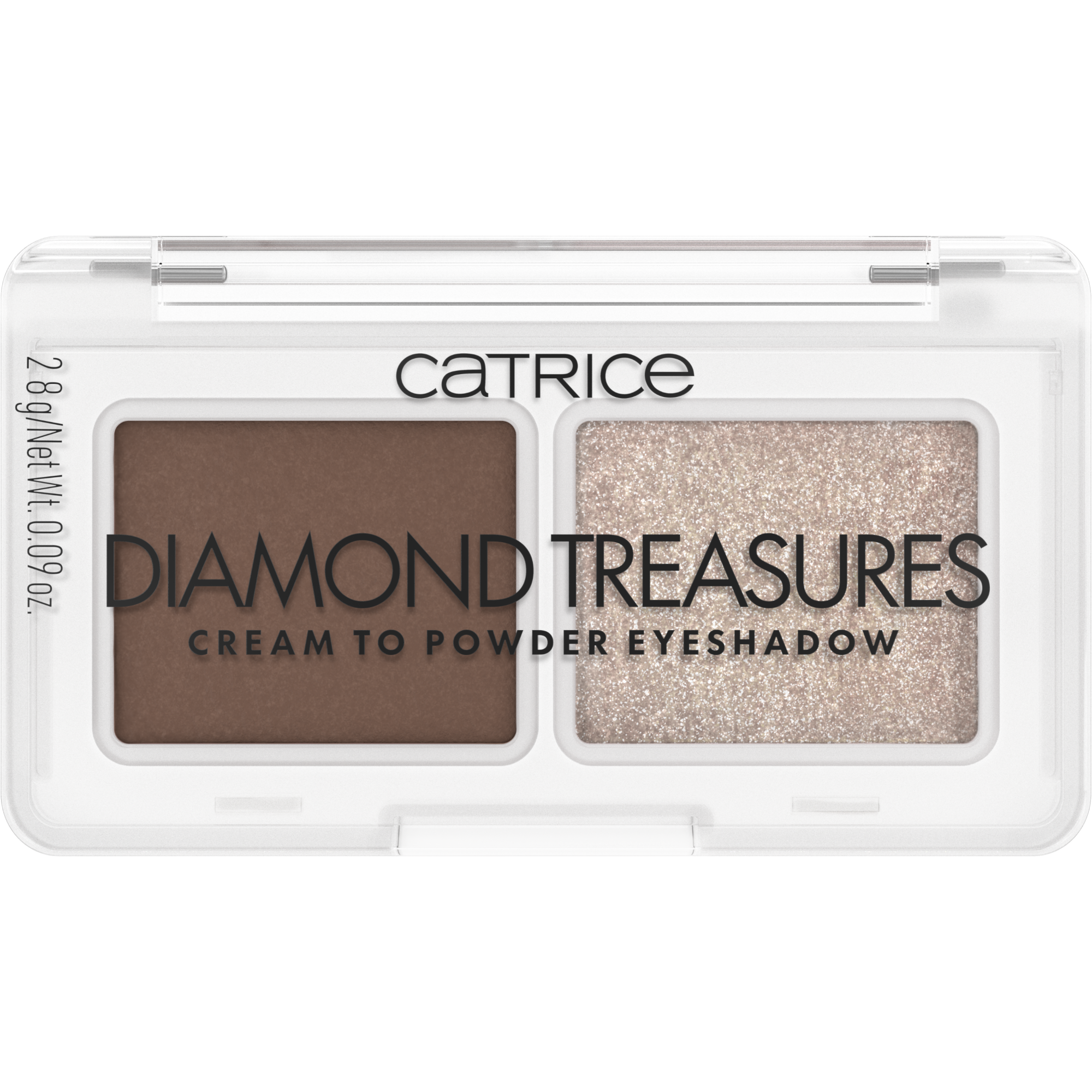 Catrice Paletka očných tieňov Diamond Treasures (Cream To Powder Eyeshadow) 2,8 g 010 Hazel Spark