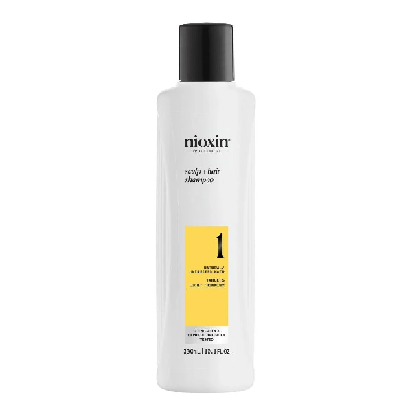 Čisticí šampon pro jemné mírně řídnoucí přírodní vlasy System 1 (Shampoo Cleanser System 1) 300 ml
