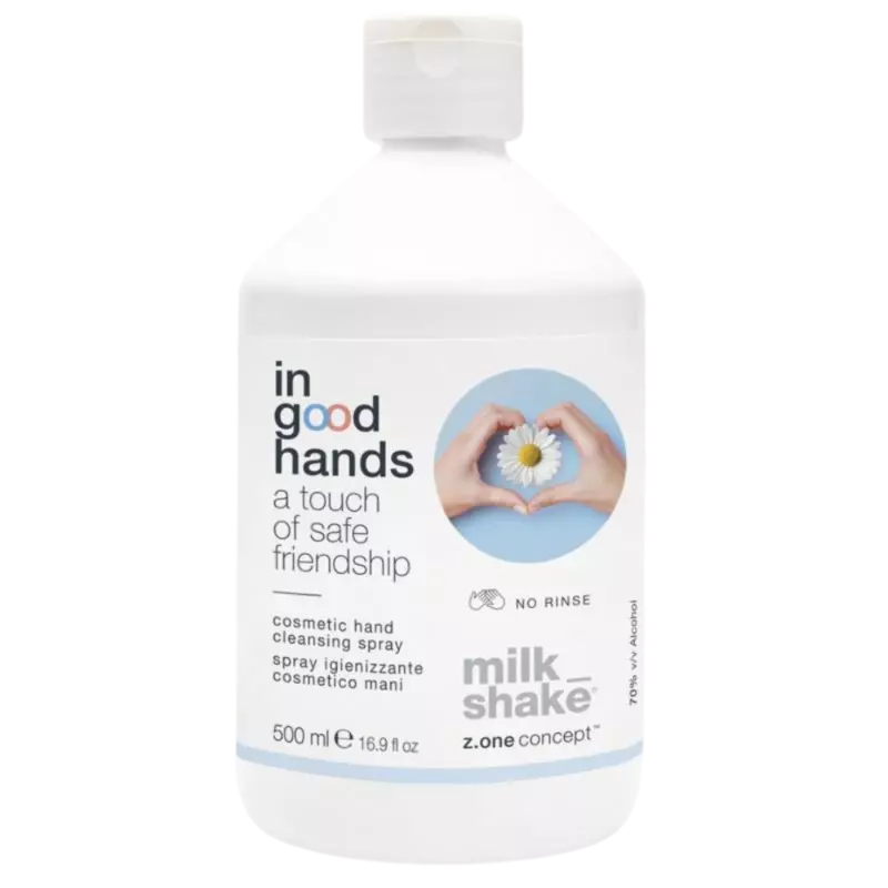 Milk Shake Čisticí sprej na ruce In Good Hands (Cosmetic Hand Cleasing Spray) 500 ml