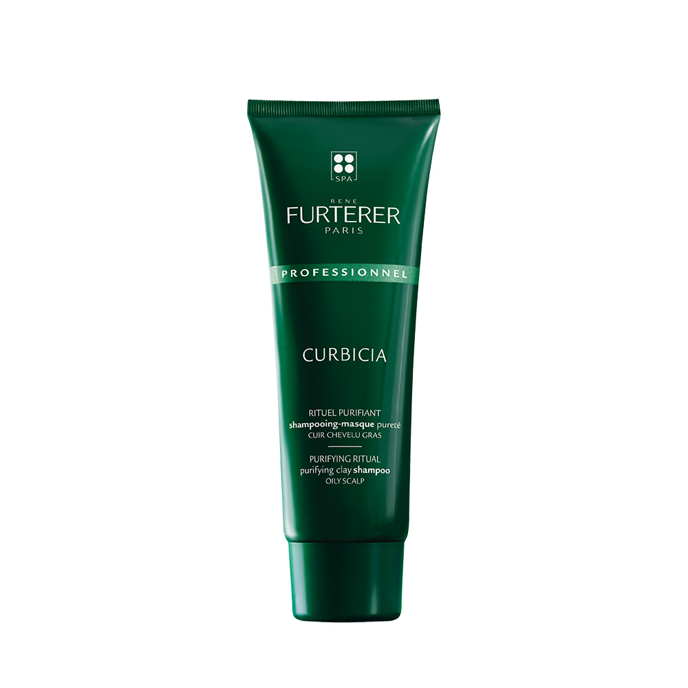René Furterer Čistiaci ílový šampón a maska 2 v 1 Curbicia (Purifying Clay Shampoo) 250 ml
