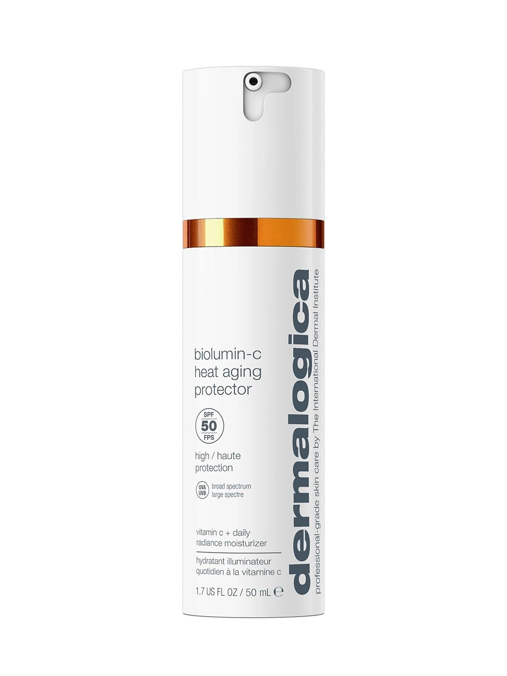 Dermalogica Denný hydratačný krém SPF 50 Biolumin-C Heat Aging Protector (Radiance Moisturizer) 50 ml