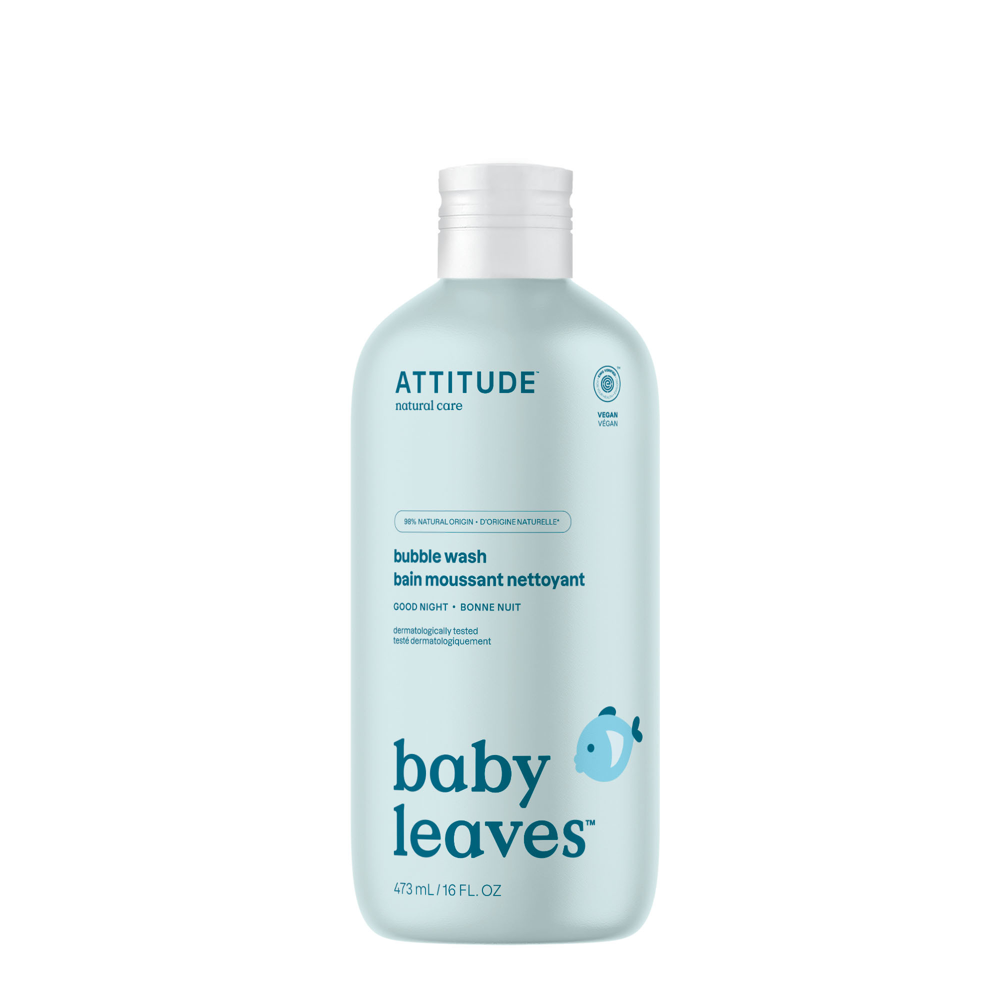 Attitude Detská pena do kúpeľa Good Night Bubble Wash 473 ml