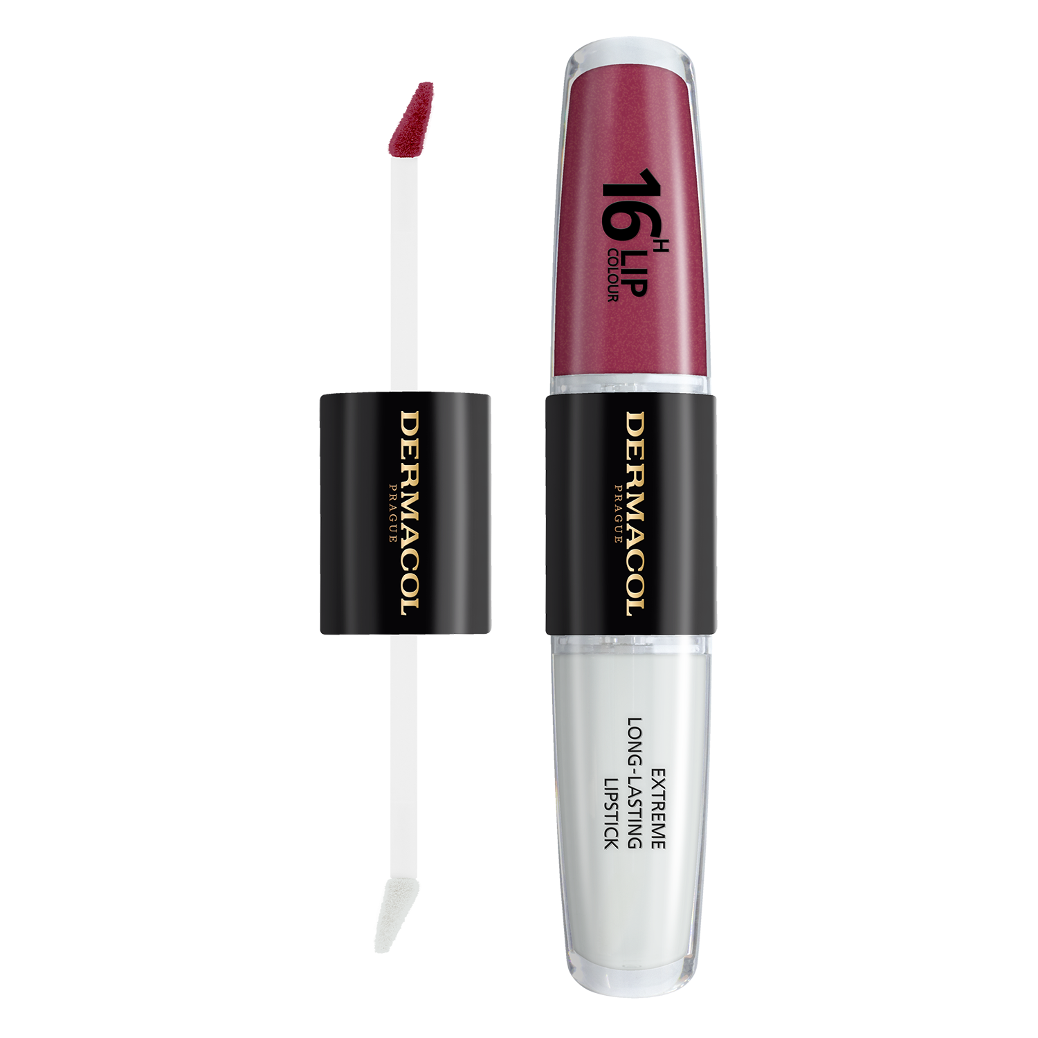 Dermacol Dlouhotrvající dvoufázová barva na rty a lesk 16H Lip Colour (Extreme Long-Lasting Lipstick) 4 + 4 ml 22