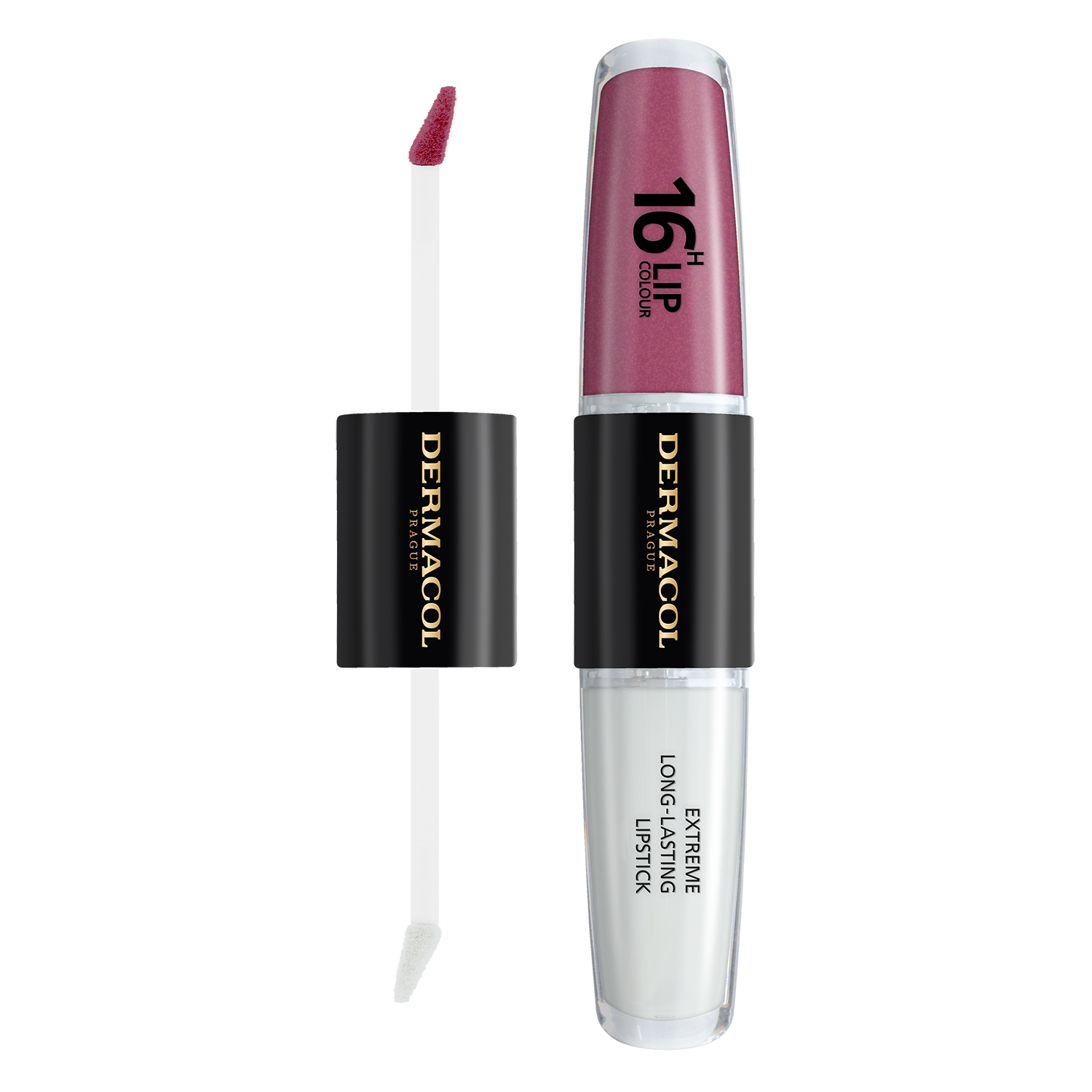 Dermacol Dlouhotrvající dvoufázová barva na rty a lesk 16H Lip Colour (Extreme Long-Lasting Lipstick) 4 + 4 ml 7