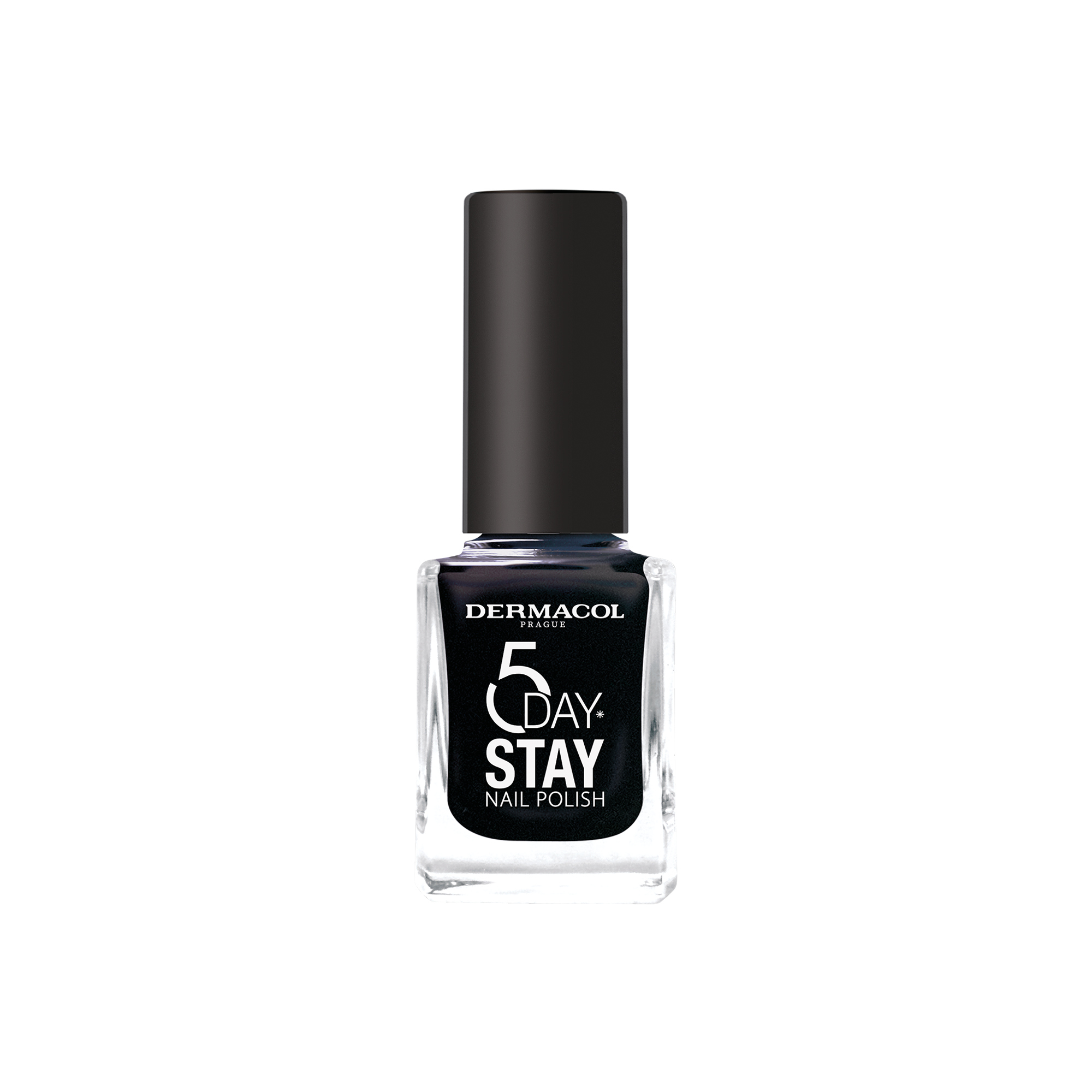 Dermacol Lac de unghii de lungă durată 5 Days Stay (Nail Polish) 11 ml 55 Black Onyx