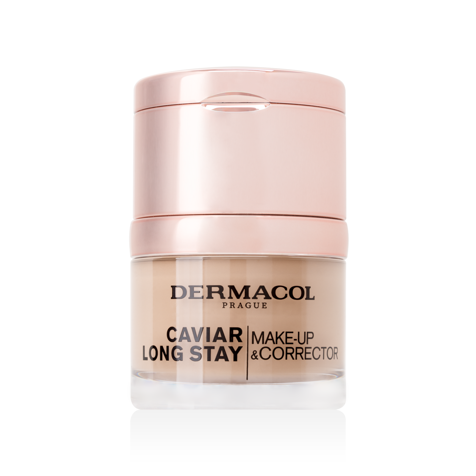 Dermacol Dlouhotrvající make-up s výtažky z kaviáru a zdokonalovací korektor (Caviar Long Stay Make-Up & Corrector) 30 ml 4 Tan