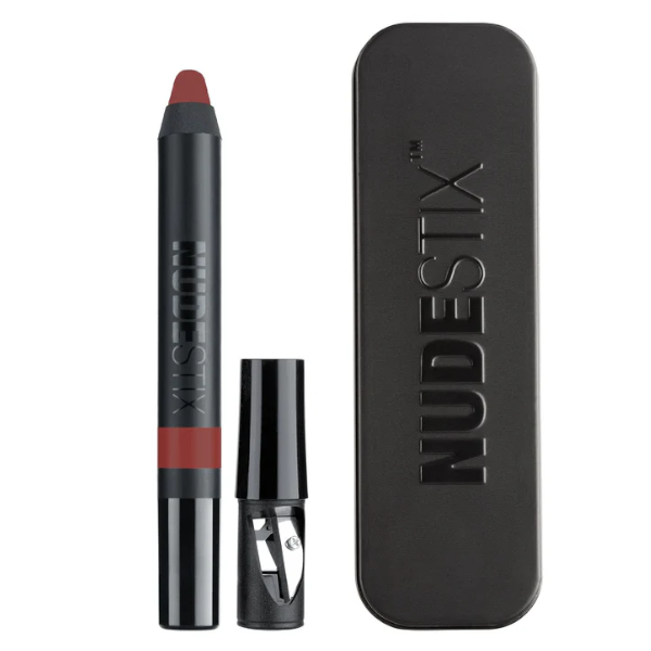 Nudestix Dlouhotrvající matná rtěnka a tužka na rty (Magnetic Matte Lip Color) Vino