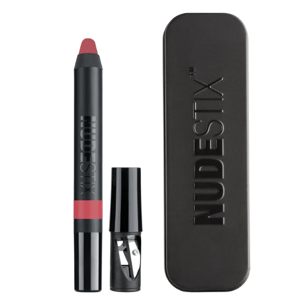 Nudestix Dlouhotrvající matná rtěnka a tužka na rty (Magnetic Matte Lip Color) Saint