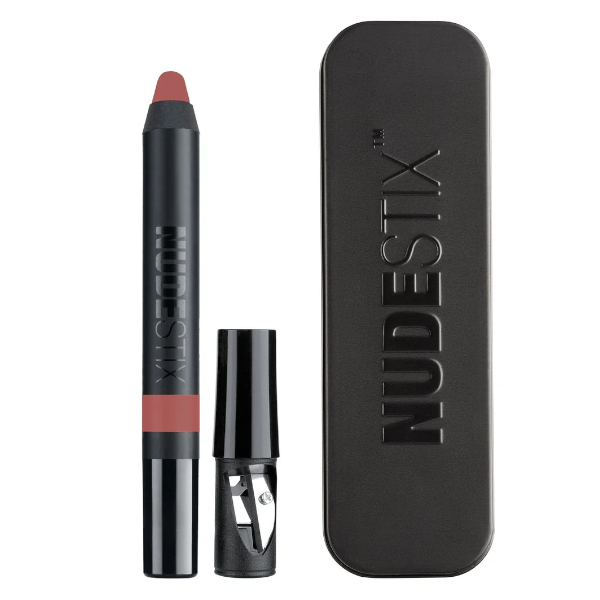 Nudestix Dlhotrvajúci matný rúž a ceruzka na pery (Magnetic Matte Lip Color) Rose