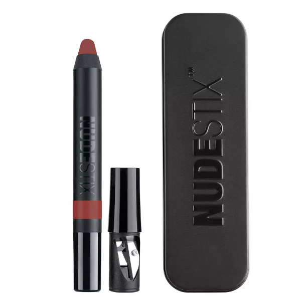 Nudestix Dlouhotrvající matná rtěnka a tužka na rty (Magnetic Matte Lip Color) Burgundy