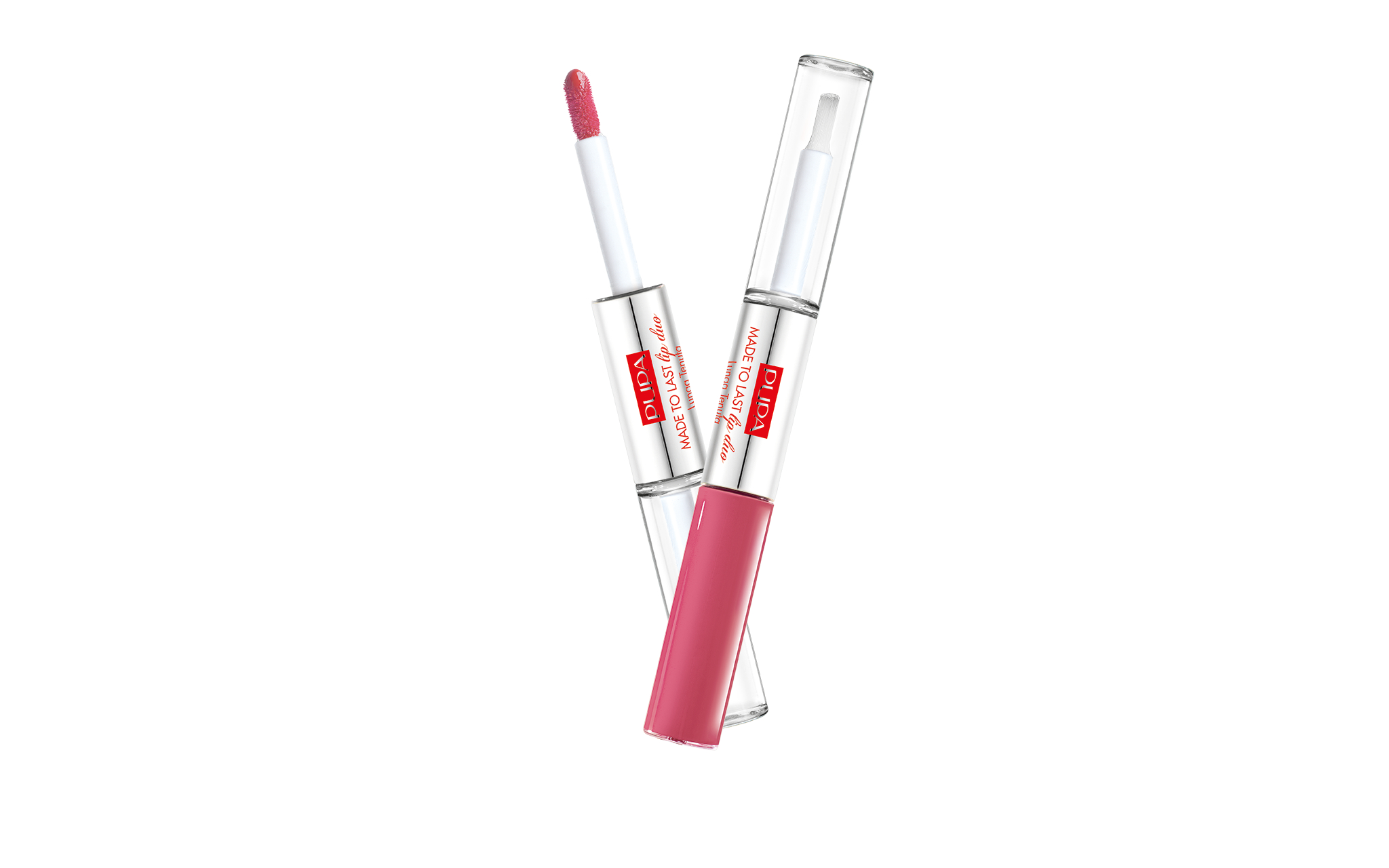 PUPA Milano Dlhotrvajúci tekutý rúž Made To Last Lip Duo (Liquid Lip Colour) 2 x 4 ml 016 Hot Pink
