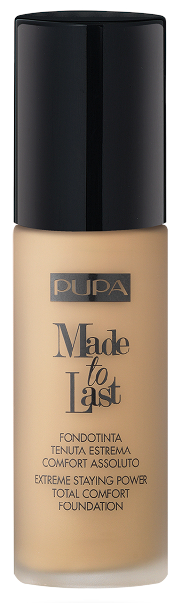 PUPA Milano Dlouhotrvající tekutý make-up SPF 10 Made To Last (Total Comfort Foundation) 30 ml 003 Dark Ivory