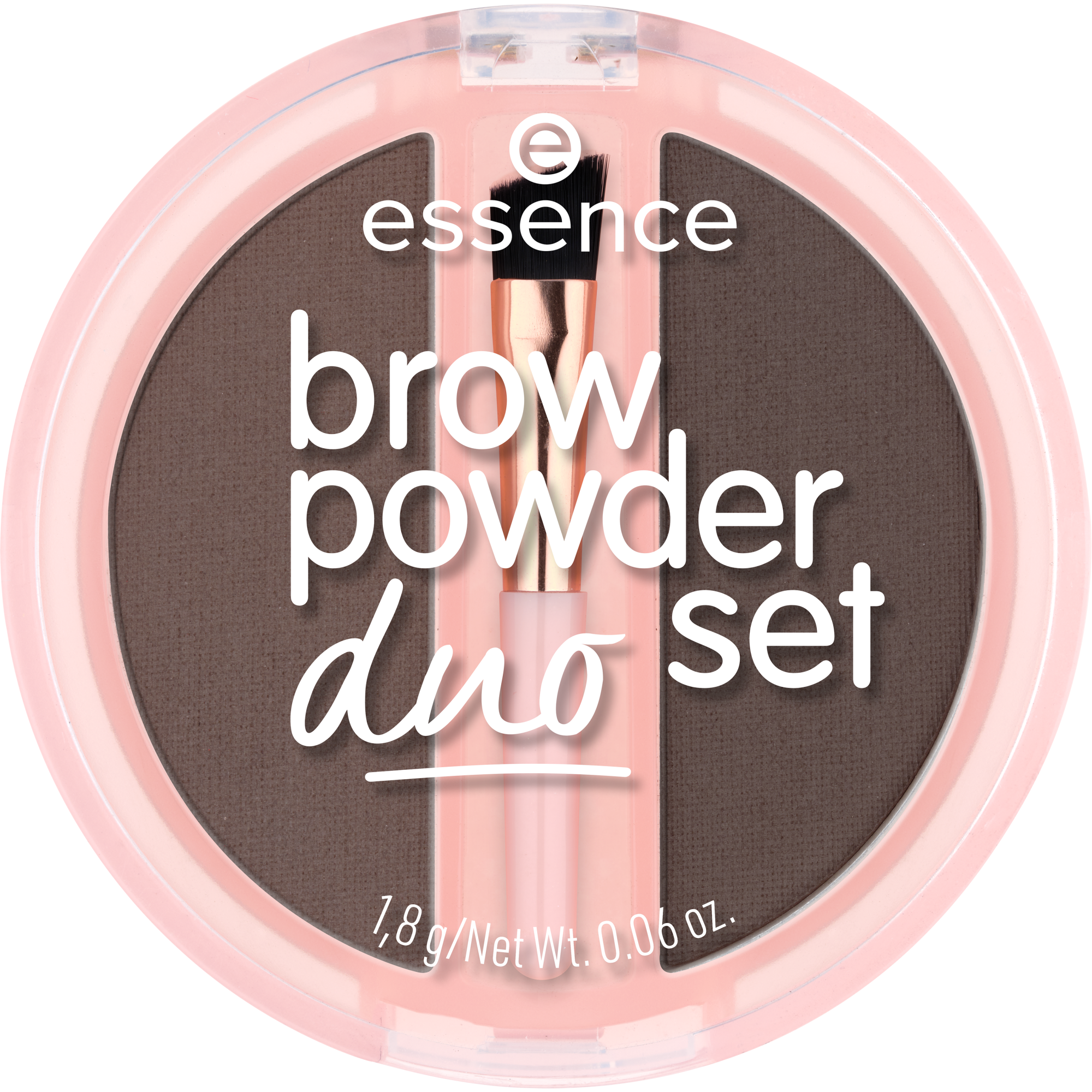 essence Púder na obočie Duo Set (Brow Powder) 1,8 g 03 Dark