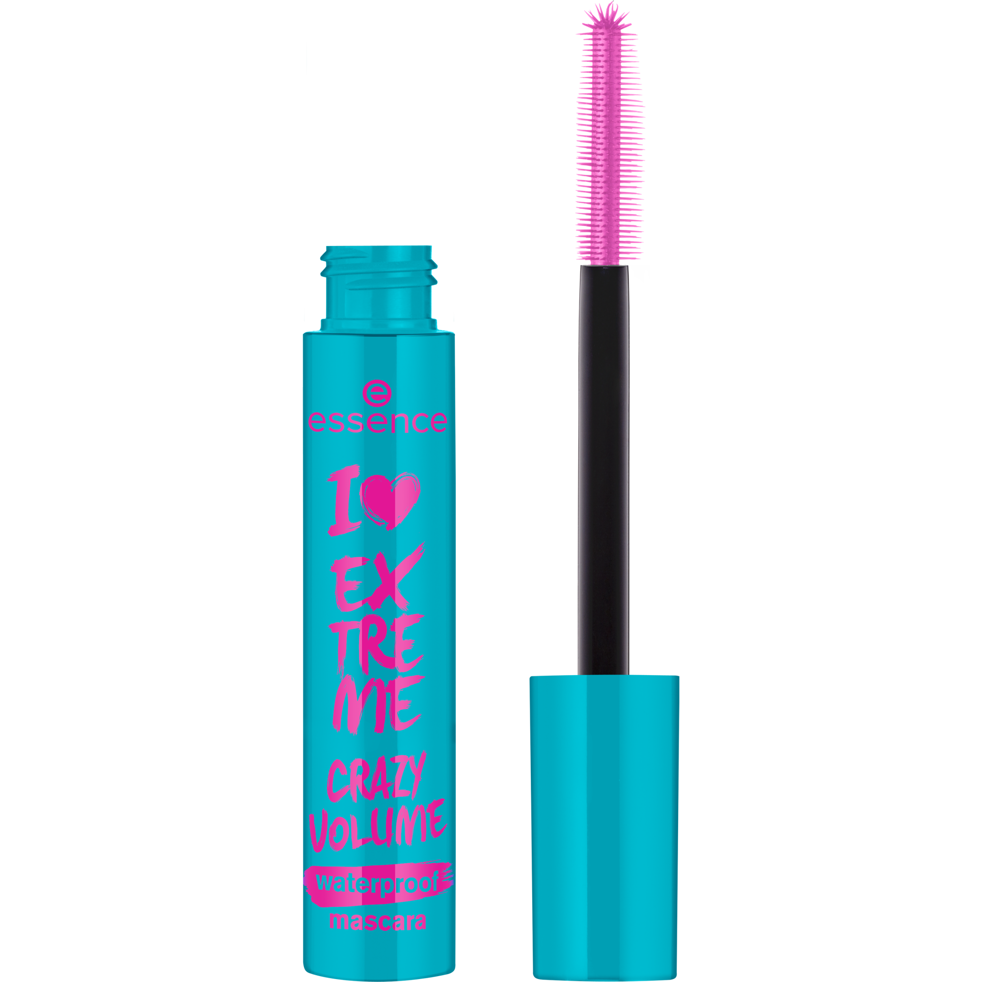 essence Objemová vodeodolná riasenka I love Extreme Crazy Volume (Waterproof Mascara) 12 ml Black