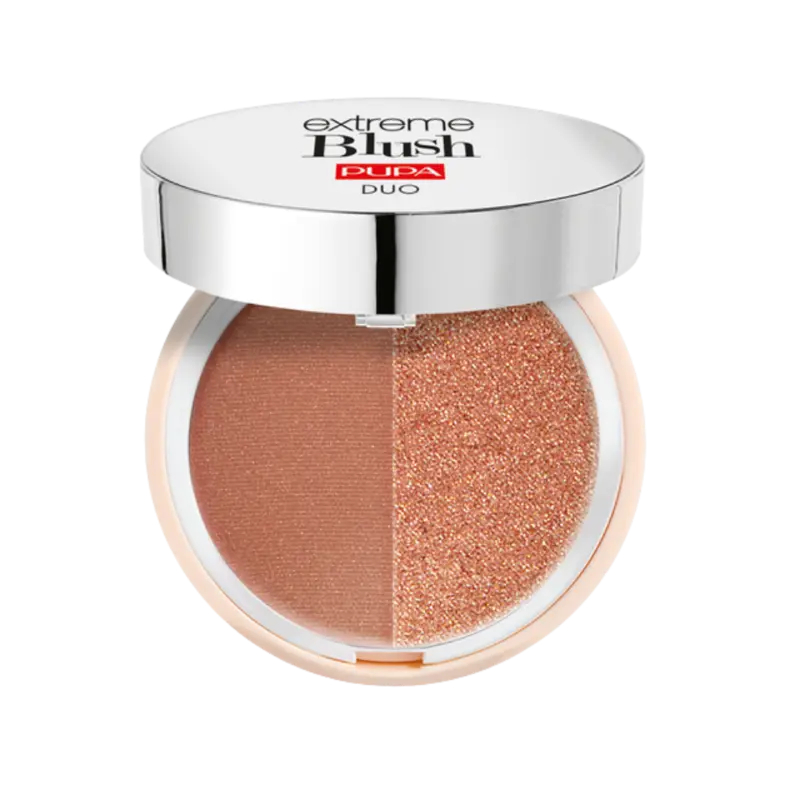 Levně PUPA Milano Tvářenka Extreme Blush Duo 4 g 120 Radiant Caramel - Glow Spice