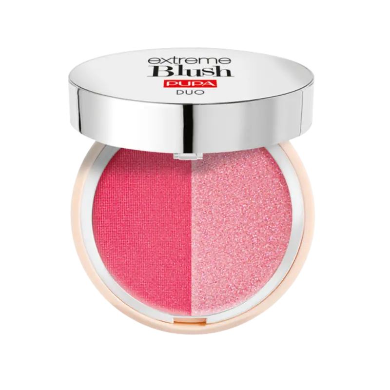 Levně PUPA Milano Tvářenka Extreme Blush Duo 4 g 140 Radiant Flamingo - Glow Creamy