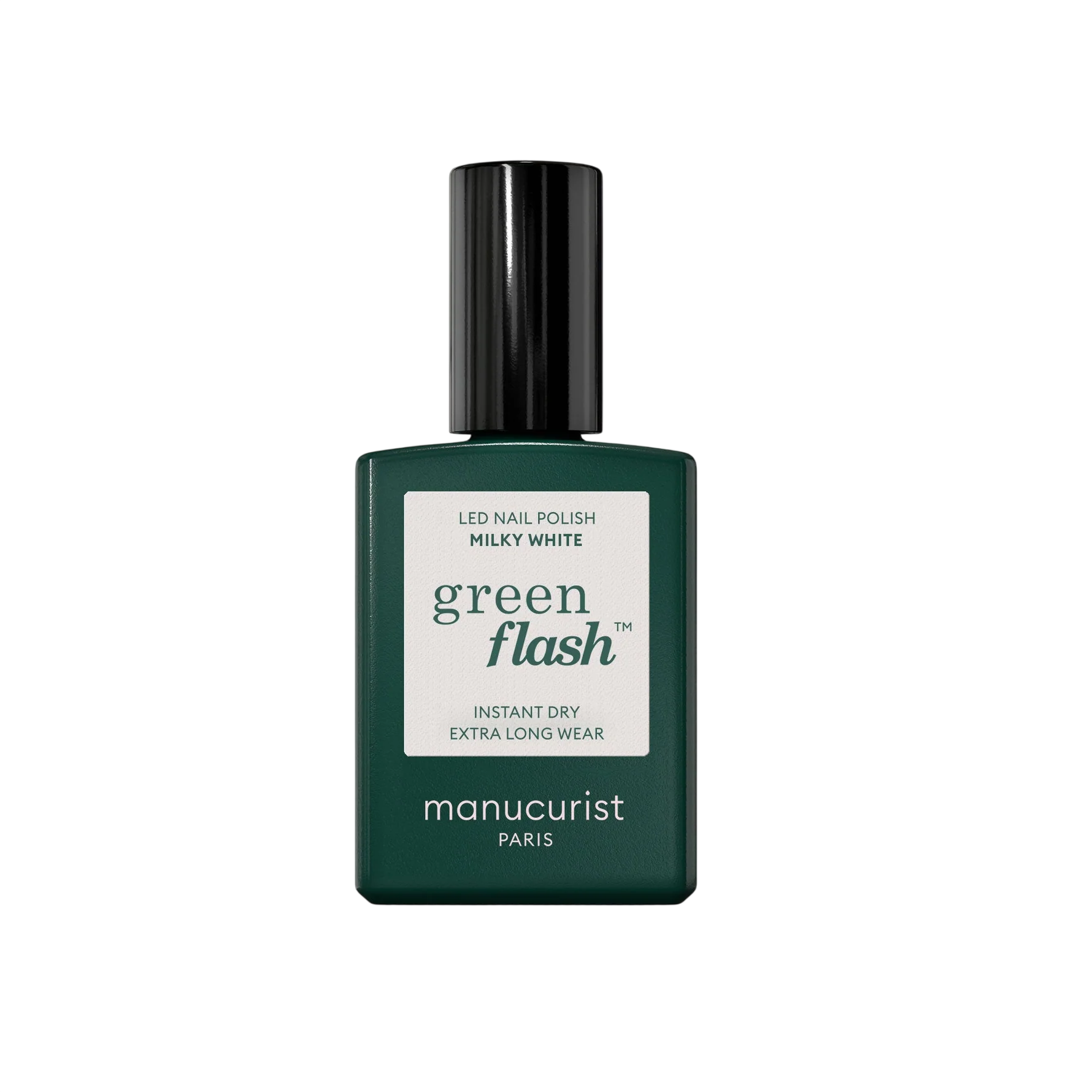 Manucurist Green Flash LED gel na nehty - Milky White 15 ml