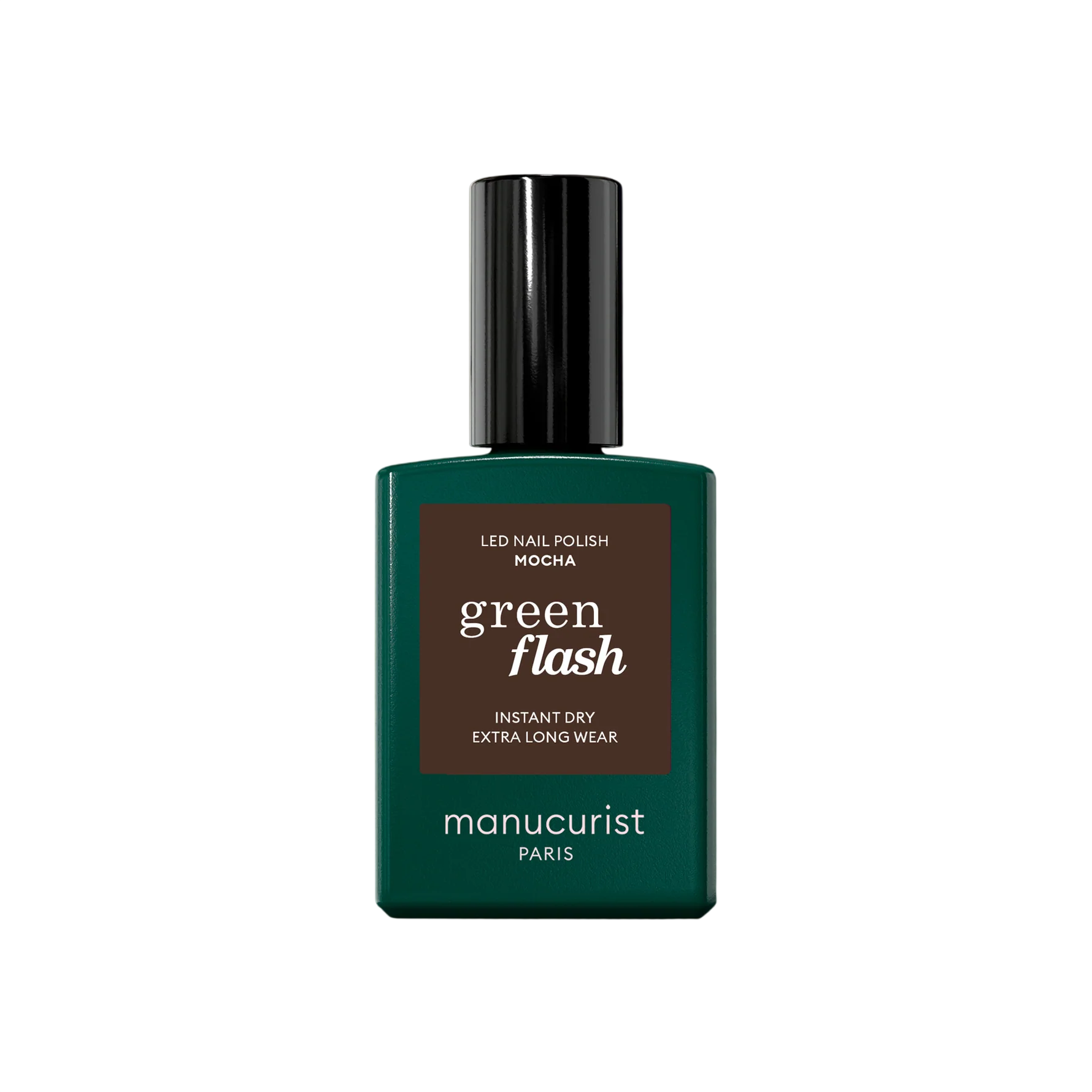 Manucurist Gelový lak na nehty Green Flash™ LED Nail Polish 15 ml Mocha