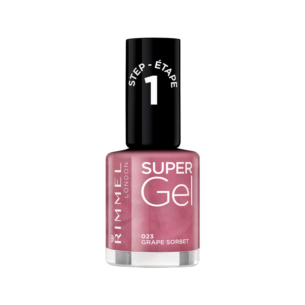 Rimmel Gélový lak na nechty Super Gel (Nail Polish) 12 ml 023 Grape Sorbet
