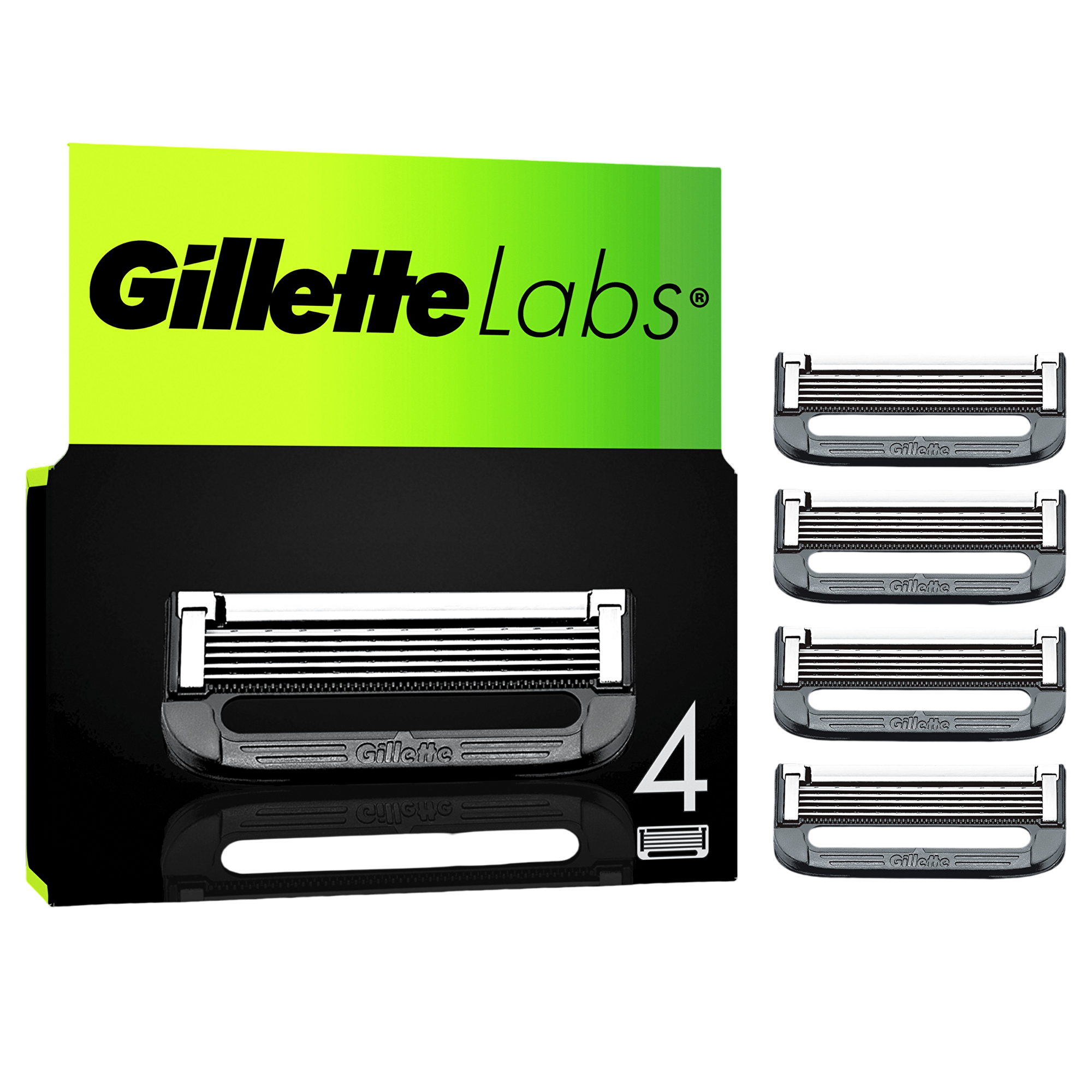 Gillette Labs náhradní břity 4 ks