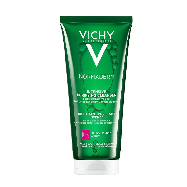 Vichy Hloubkově čisticí gel proti nedokonalostem aknózní pleti Normaderm Phytosolution (Intensive Purifying Gel) 200 ml