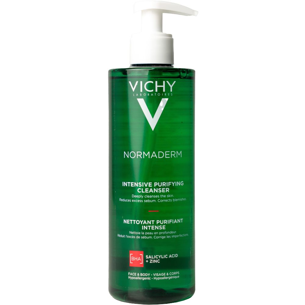 Vichy Hĺbkovo čistiaci gél proti nedokonalostiam aknóznej pleti Normaderm Phytosolution (Intensive Purifying Gel) 400 ml