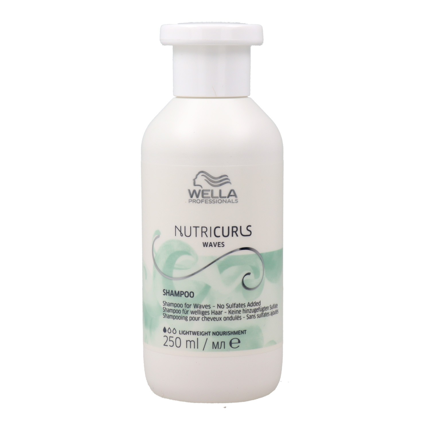 Wella Professionals Hydratační šampon pro vlnité a kudrnaté vlasy Nutricurls (Shampoo for Waves) 250 ml