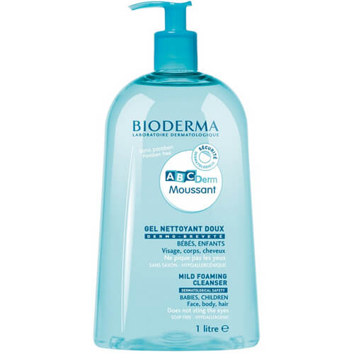 Bioderma Jemný čisticí gel pro dětskou pokožku ABCDerm Moussant 1000 ml