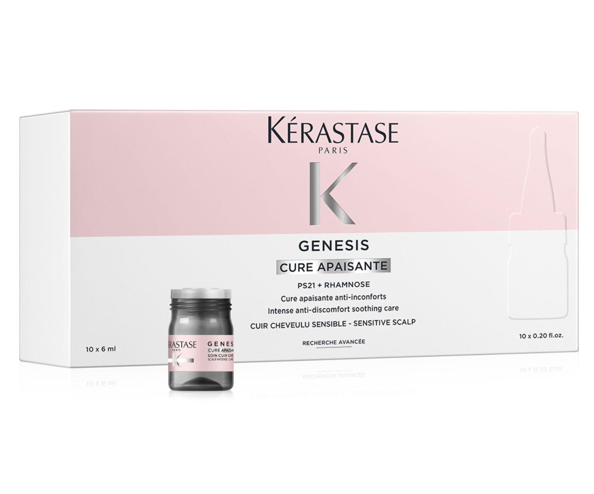 Kérastase Ošetrenie na obnovenie kvality a pružnosti pokožky hlavy Genesis (Intense Anti-Discomfort Soothing Care) 10 x 6 ml