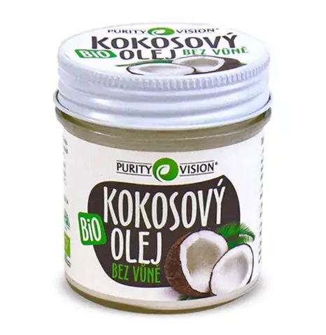 Purity Vision Kokosový olej bez vône BIO 120 ml