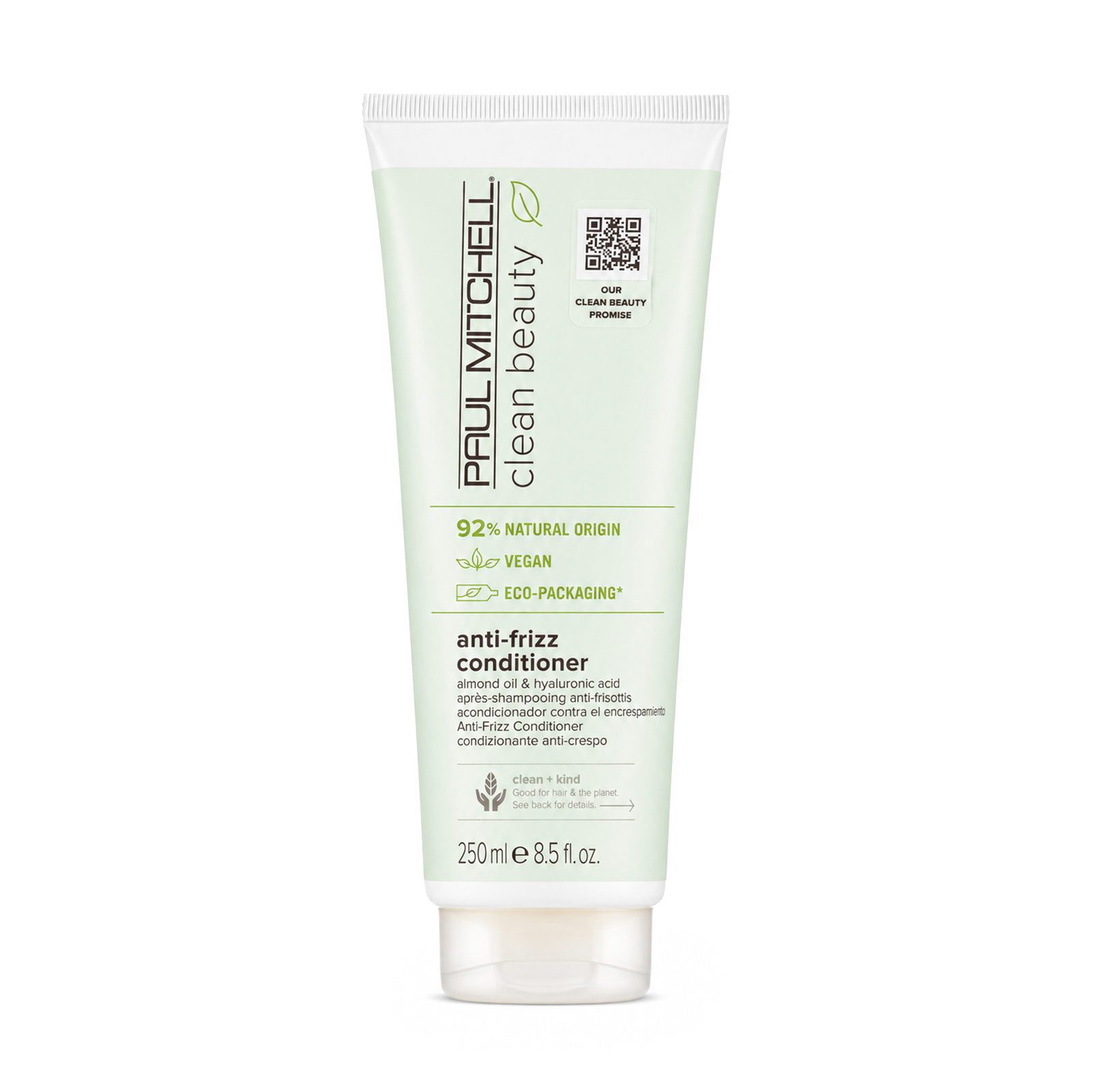 Paul Mitchell Kondicionér pro krepaté a nepoddajné vlasy Clean Beauty (Anti-Frizz Conditioner) 250 ml