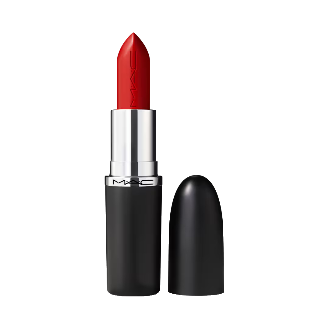 MAC Cosmetics Krémová rtěnka Macximal Satin Lipstick 3,5 g Left on Red