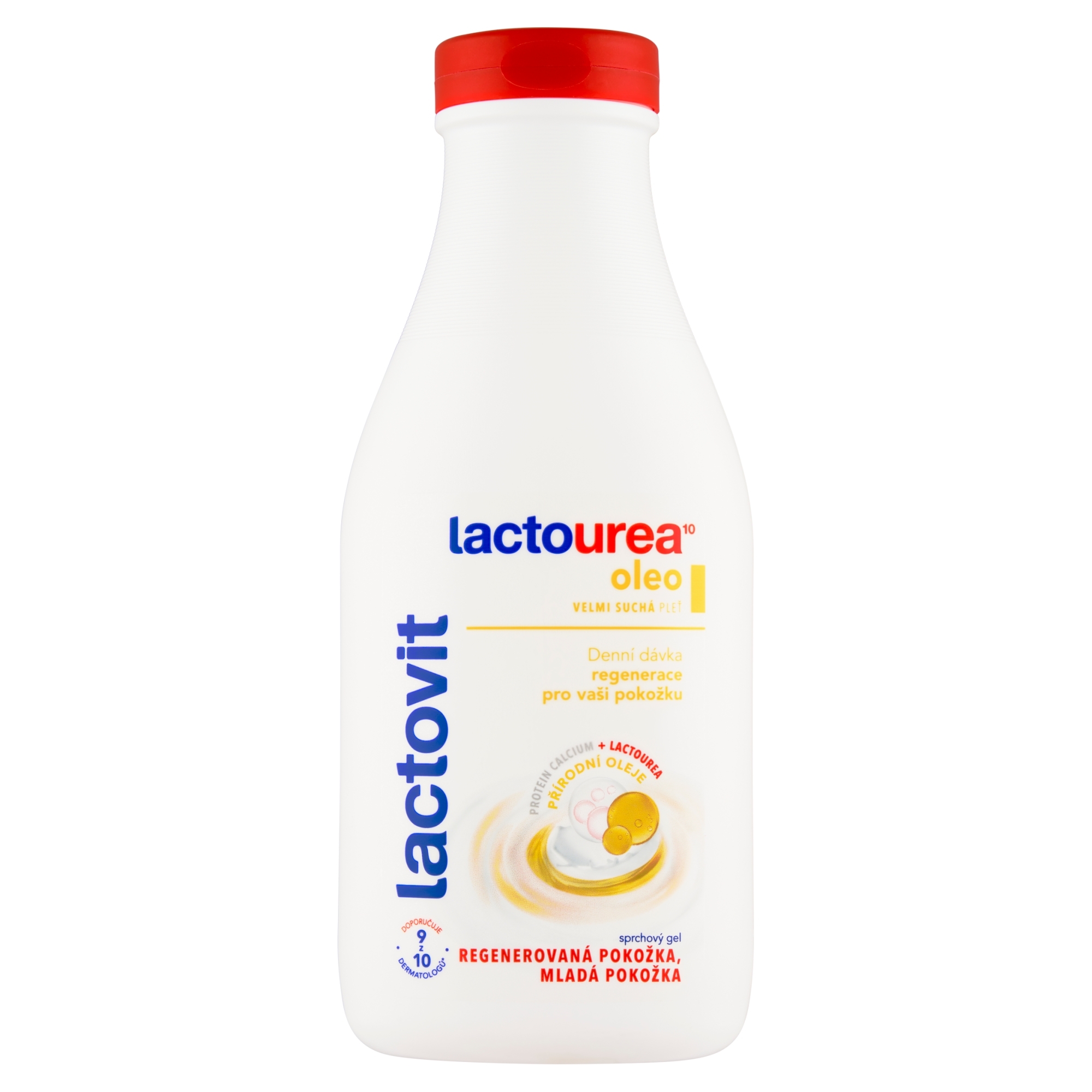 Lactovit Sprchový gél pre veľmi suchú pokožku Lactourea Oleo 500 ml