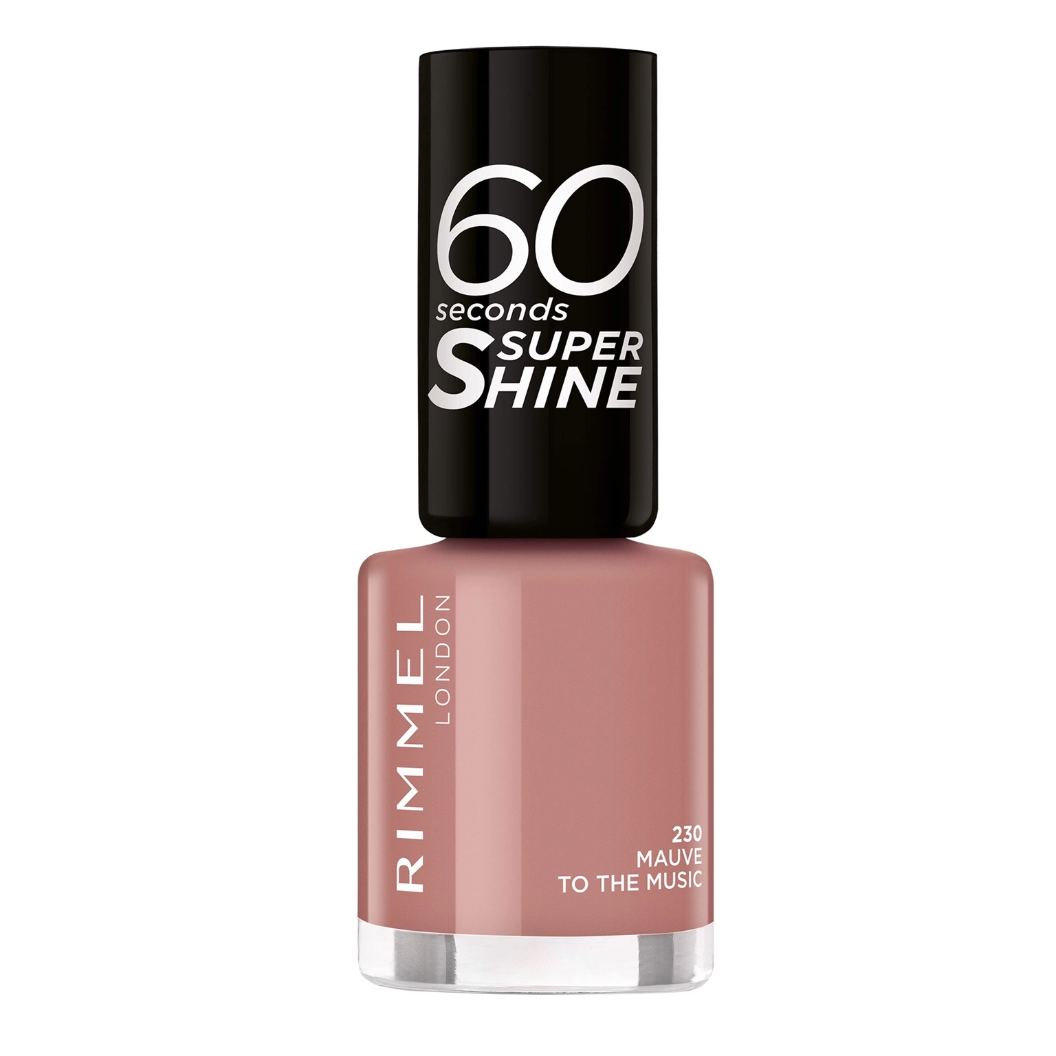 Lak na nechty 60 Seconds Super Shine 8 ml 230 Mauve to the Music
