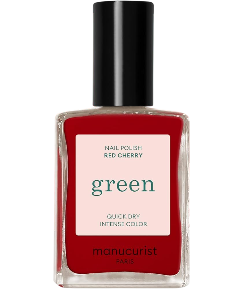 Manucurist Lak na nehty Green Natural Nail Colour 15 ml Red Cherry