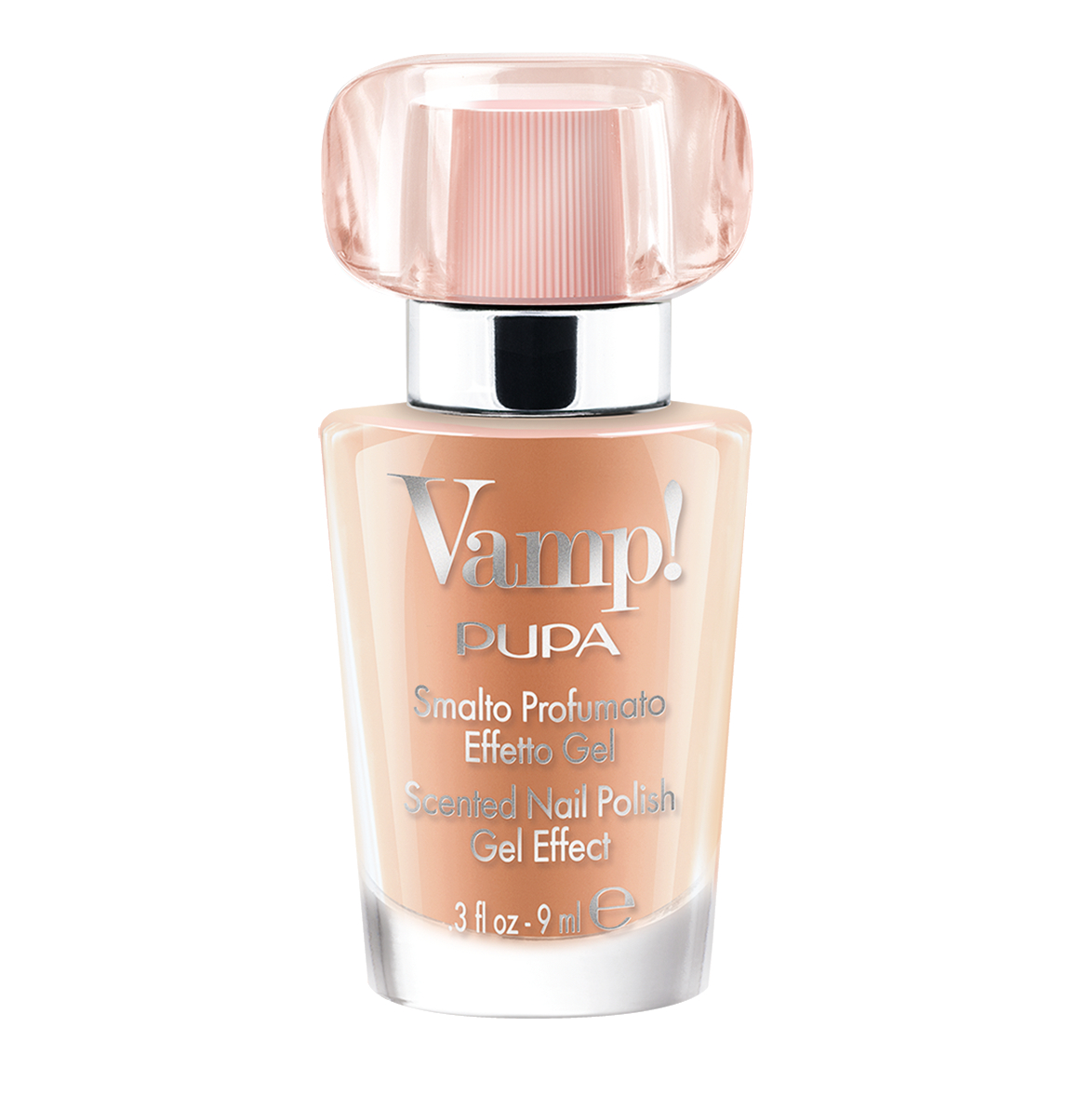 PUPA Milano Lak na nechty s Vamp! Pink Fragnance (Scented Nail Polish Gel Effect) 9 ml 103 Powder Pink