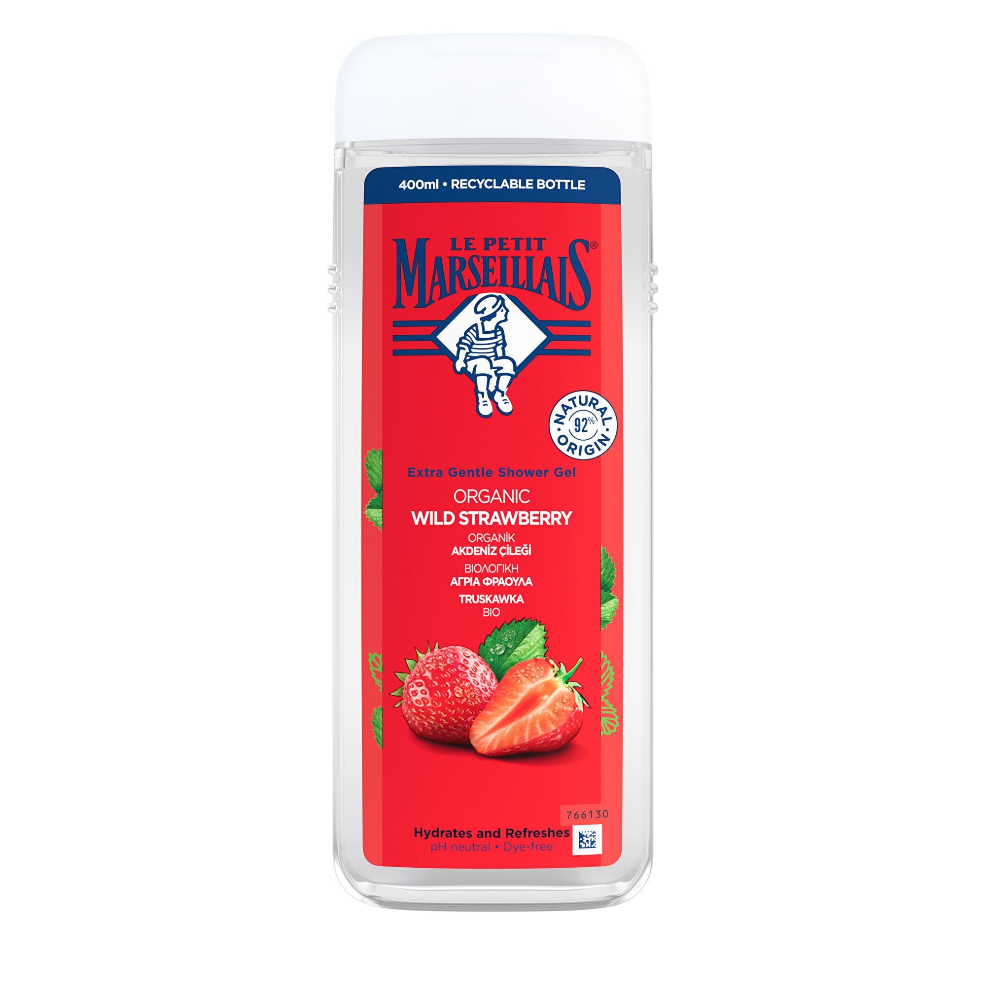 Le Petit Marseillais Sprchový gel BIO Wild Strawberry Shower Gel 400 ml
