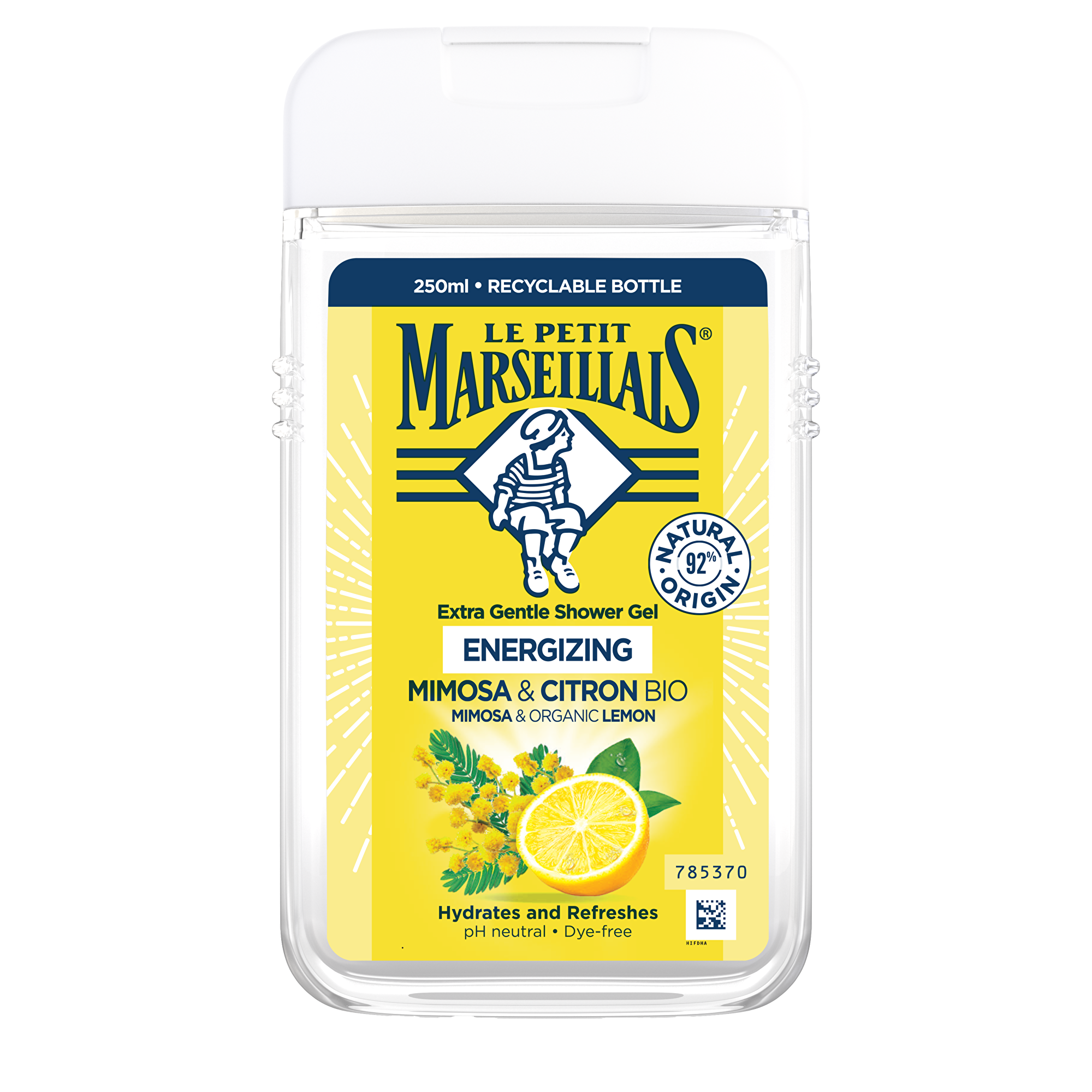 Levně Le Petit Marseillais Sprchový gel Mimosa & Bio Lemon Shower Gel 250 ml