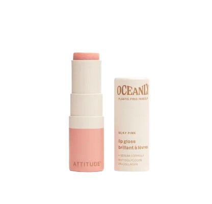 Attitude Lesk na rty Oceanly (Lip Gloss) 3,4 g Silky Pink