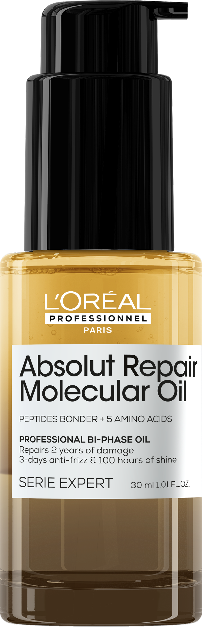 L'Oréal Professionnel Dvojfázový olej pre poškodené vlasy Absolut Repair Molecular (Bi-Phase Oil) 30 ml