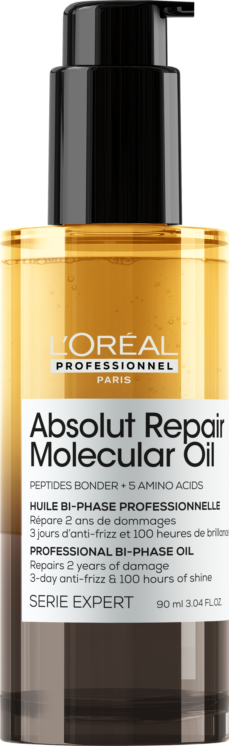 L'Oréal Professionnel Dvojfázový olej pre poškodené vlasy Absolut Repair Molecular (Bi-Phase Oil) 90 ml
