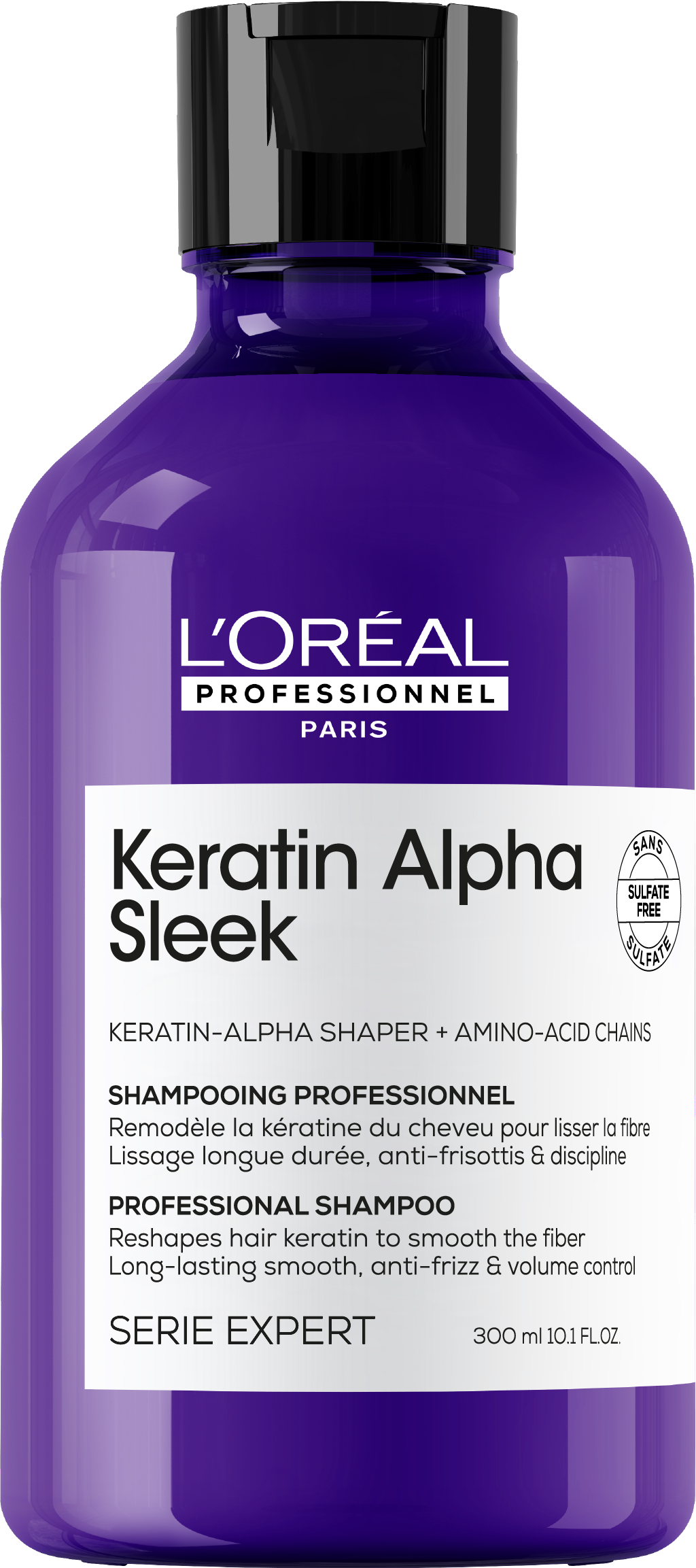L'Oréal Professionnel Uhladzujúci šampón Keratín Alpha Sleek Shampoo 300 ml