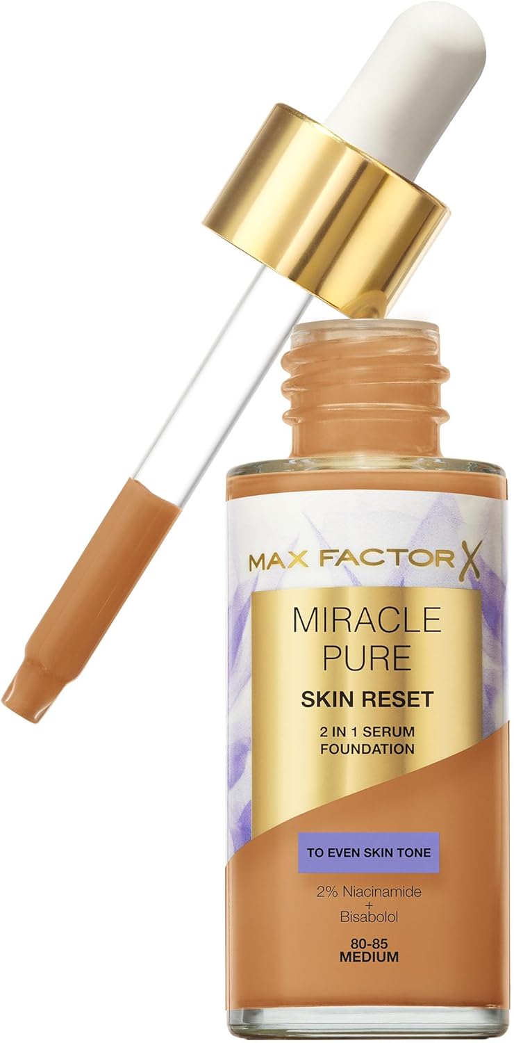 Max Factor Make-up a sérum 2v1 Miracle Pure Serum Foundation 30 ml 80-85 Medium