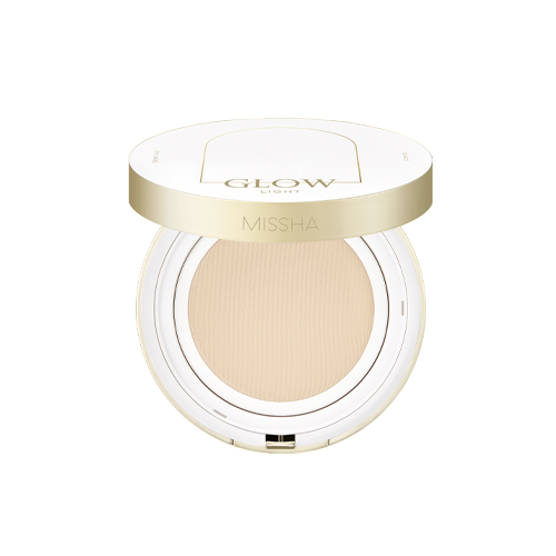 Missha Make-up v houbičce SPF 37 Glow Light Cushion 13 g 21N Vanilla