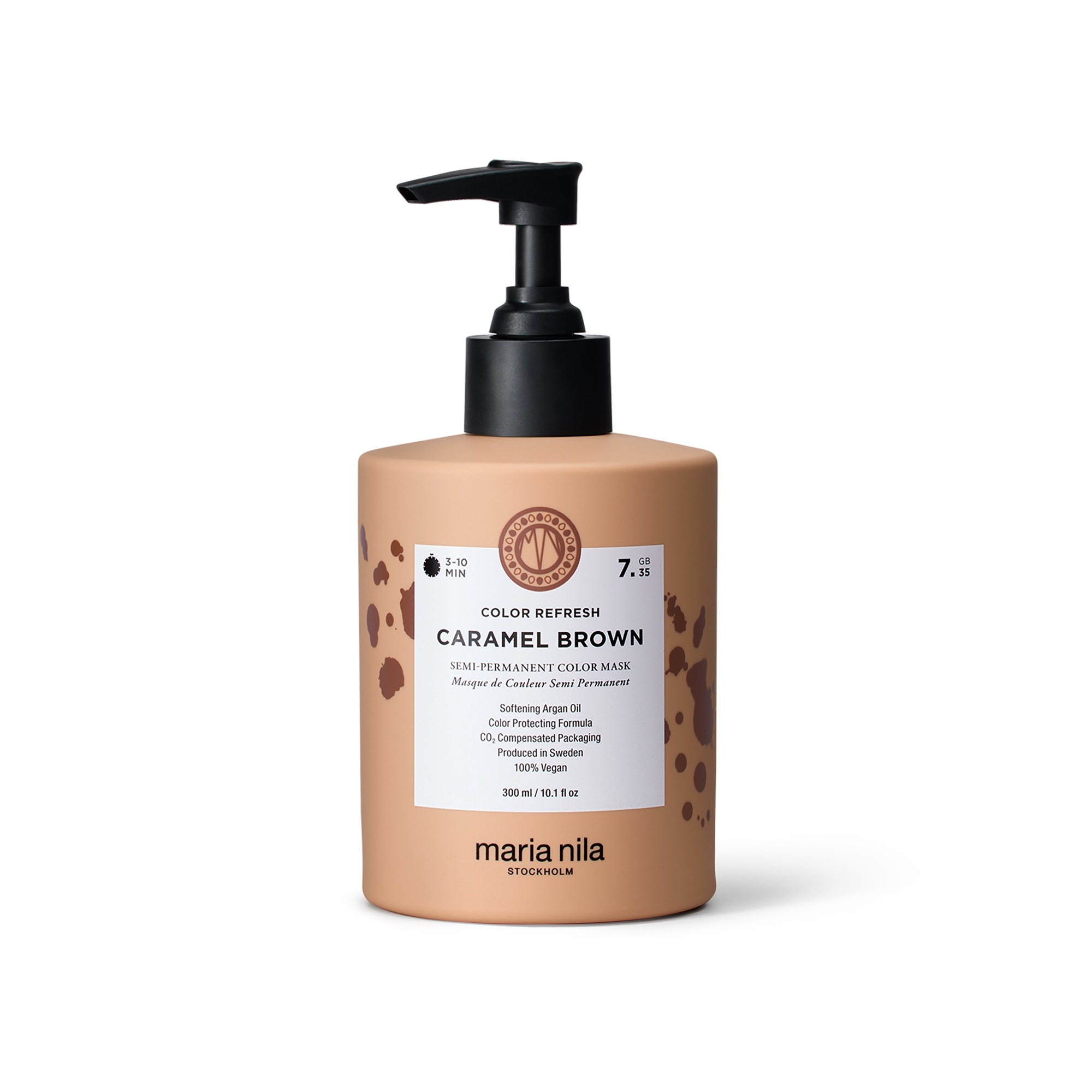 Maria Nila Tónovací maska Color Refresh Caramel Brown 7.35 300 ml